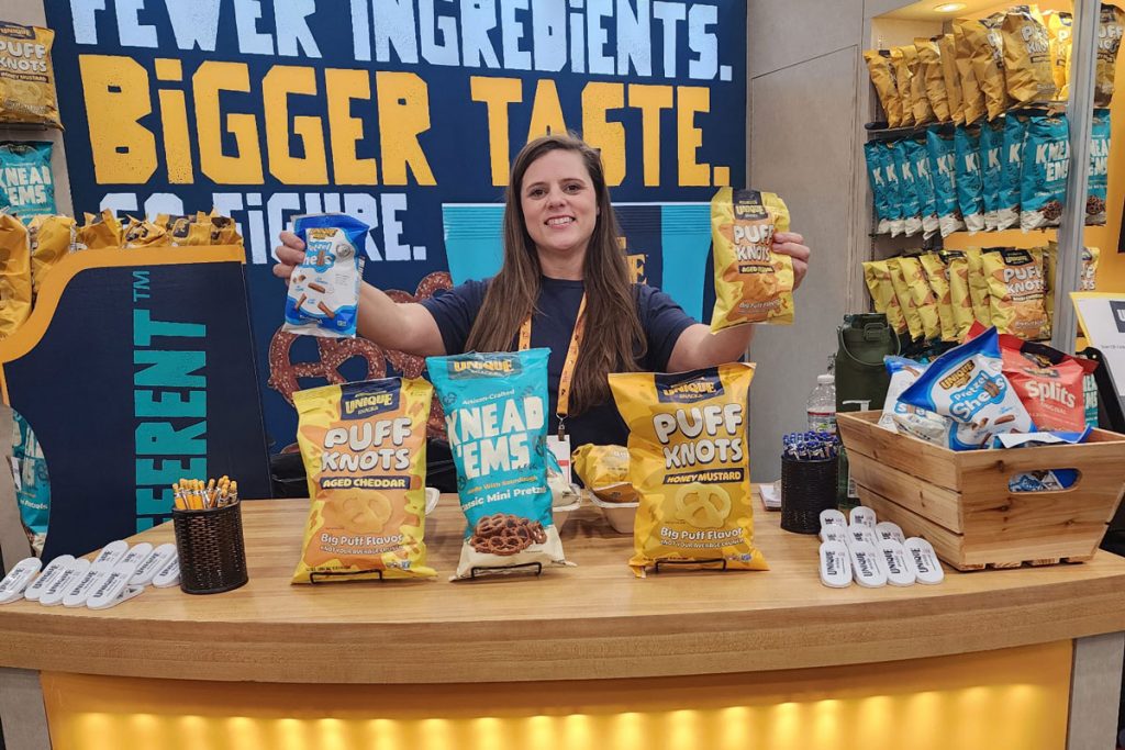 Unique Snacks Trade Show Booth Staffing - Case Study Photo 1