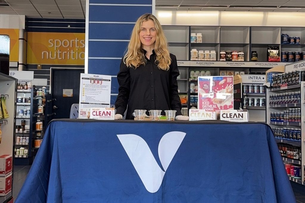 Sampling Demo in-store at Vitamin Shoppe